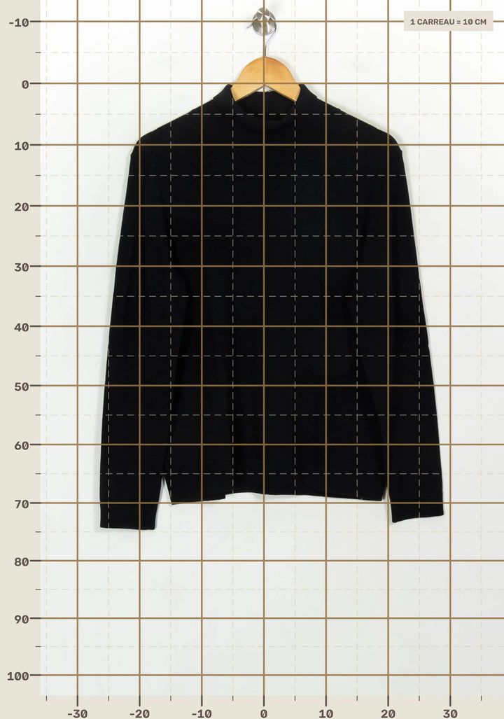 Pull Noir - Taille L/40 de la marque Weekend Max Mara | PARAD117936 - Vendu par Paradigme - Image 4