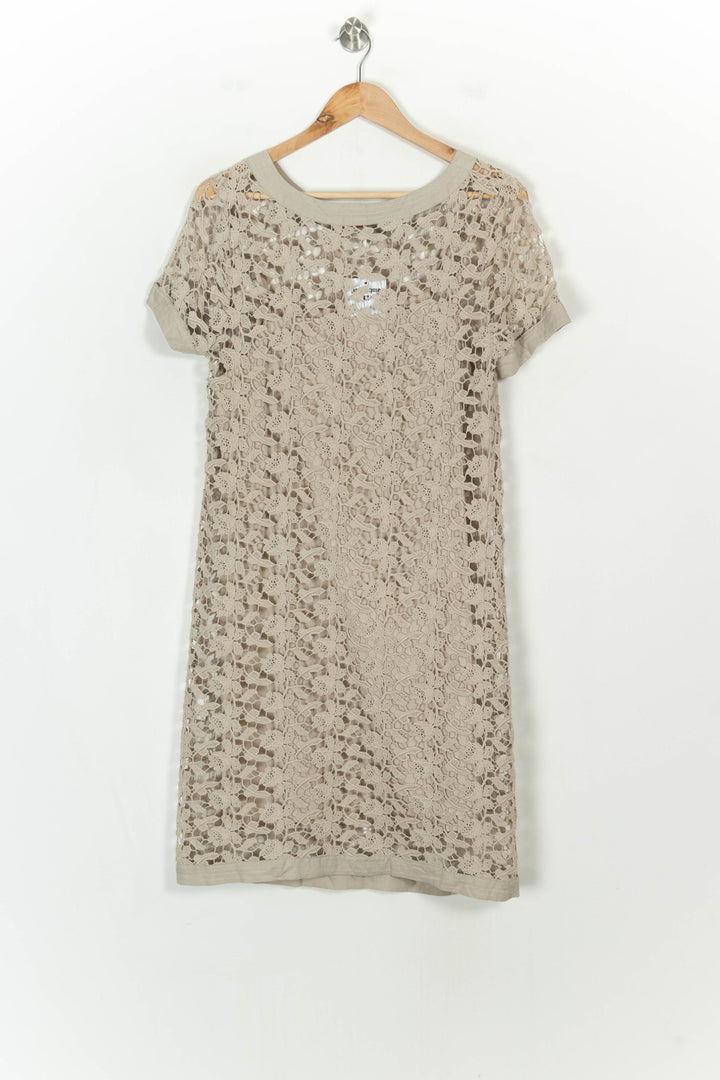 Robe en Dentelle Beige - Taille M/38 de la marque Derhy | PARAD117938 - Vendu par Paradigme - Image 5