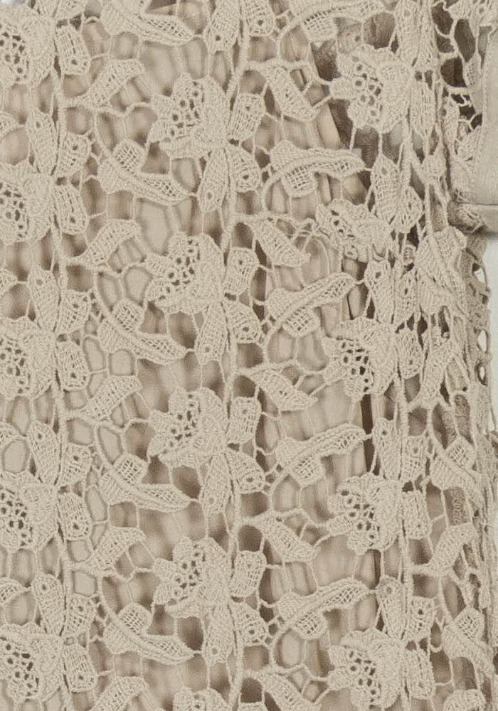 Robe en Dentelle Beige - Taille M/38 de la marque Derhy | PARAD117938 - Vendu par Paradigme - Image 3