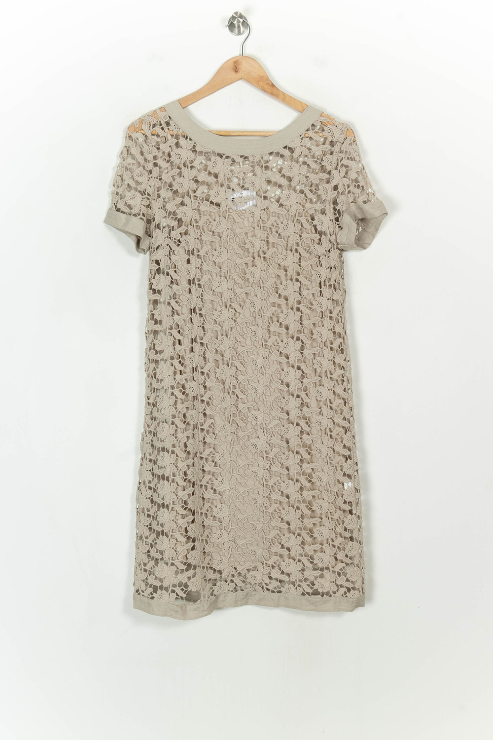 Robe en Dentelle Beige - Taille M/38 de la marque Derhy | PARAD117938 - Vendu par Paradigme - Image 2
