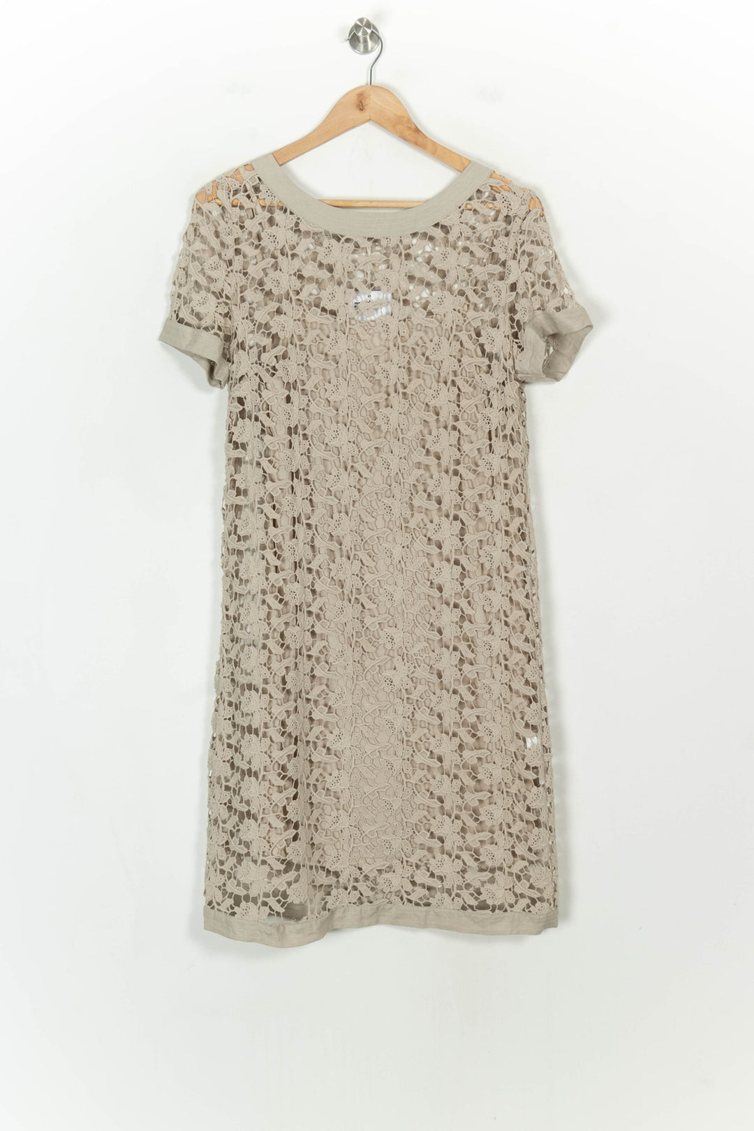 Robe en Dentelle Beige - Taille M/38 de la marque Derhy | PARAD117938 - Vendu par Paradigme - Image 2