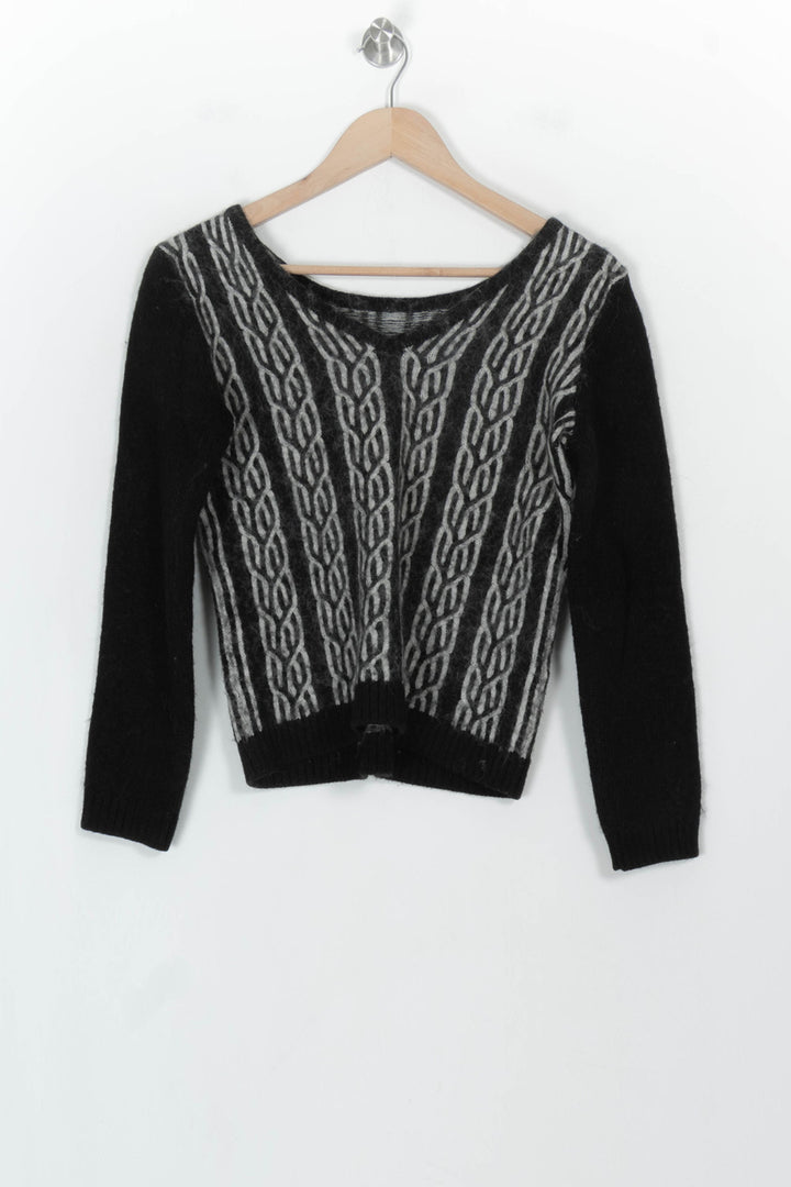 Pull Noir et Gris - Taille M/38 de la marque Comptoir des Cotonniers | PARAD117940 - Vendu par Paradigme - Image 5