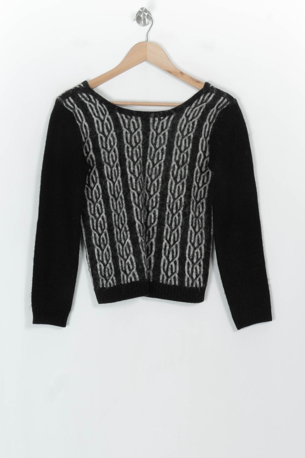 Pull Noir et Gris - Taille M/38 de la marque Comptoir des Cotonniers | PARAD117940 - Vendu par Paradigme - Image 2
