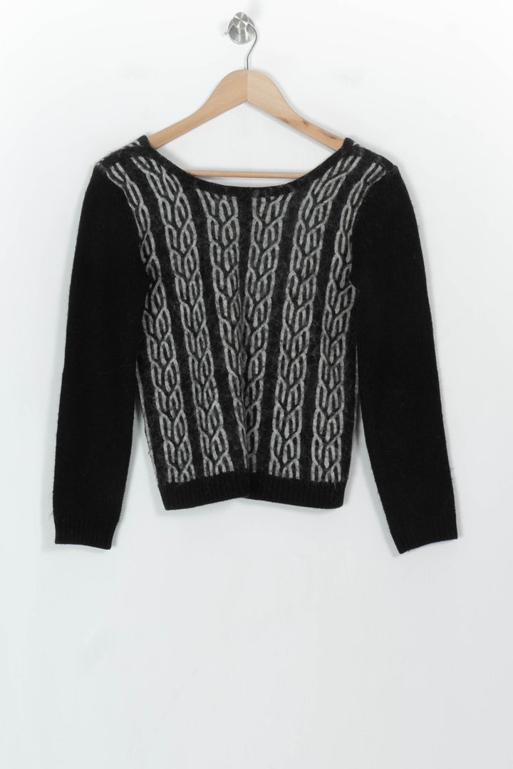 Pull Noir et Gris - Taille M/38 de la marque Comptoir des Cotonniers | PARAD117940 - Vendu par Paradigme - Image 2