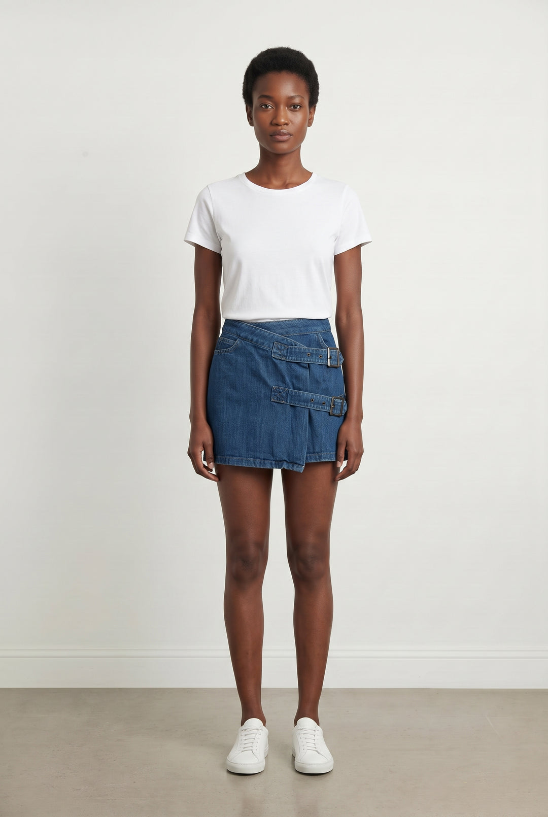 Jupe Portefeuille Bleue - Taille M/38 de la marque Kookai | PARAD117941 - Vendu par Paradigme - Image 1