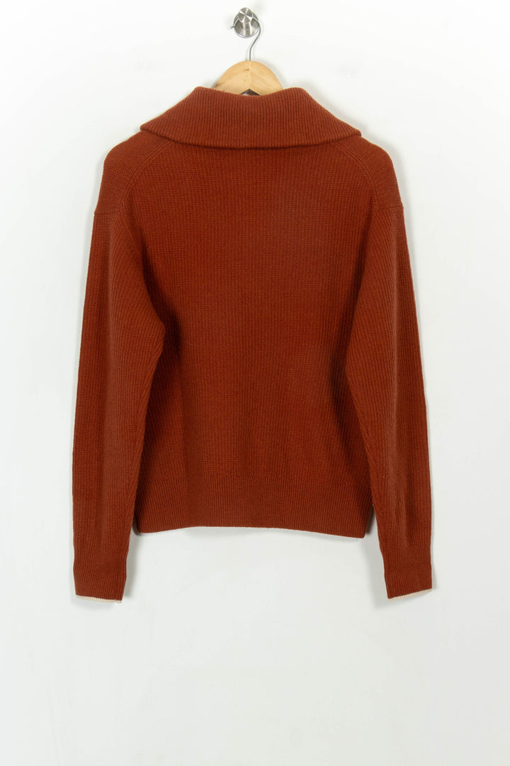 Pull Col Zippé Bordeaux - Taille L/40 de la marque Comptoir des Cotonniers | PARAD117944 - Vendu par Paradigme - Image 5