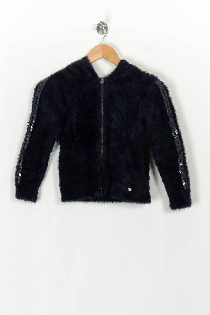 Veste Fourrée Bleue - Taille S/36 de la marque IKKS | PARAD117945 - Vendu par Paradigme - Image 2