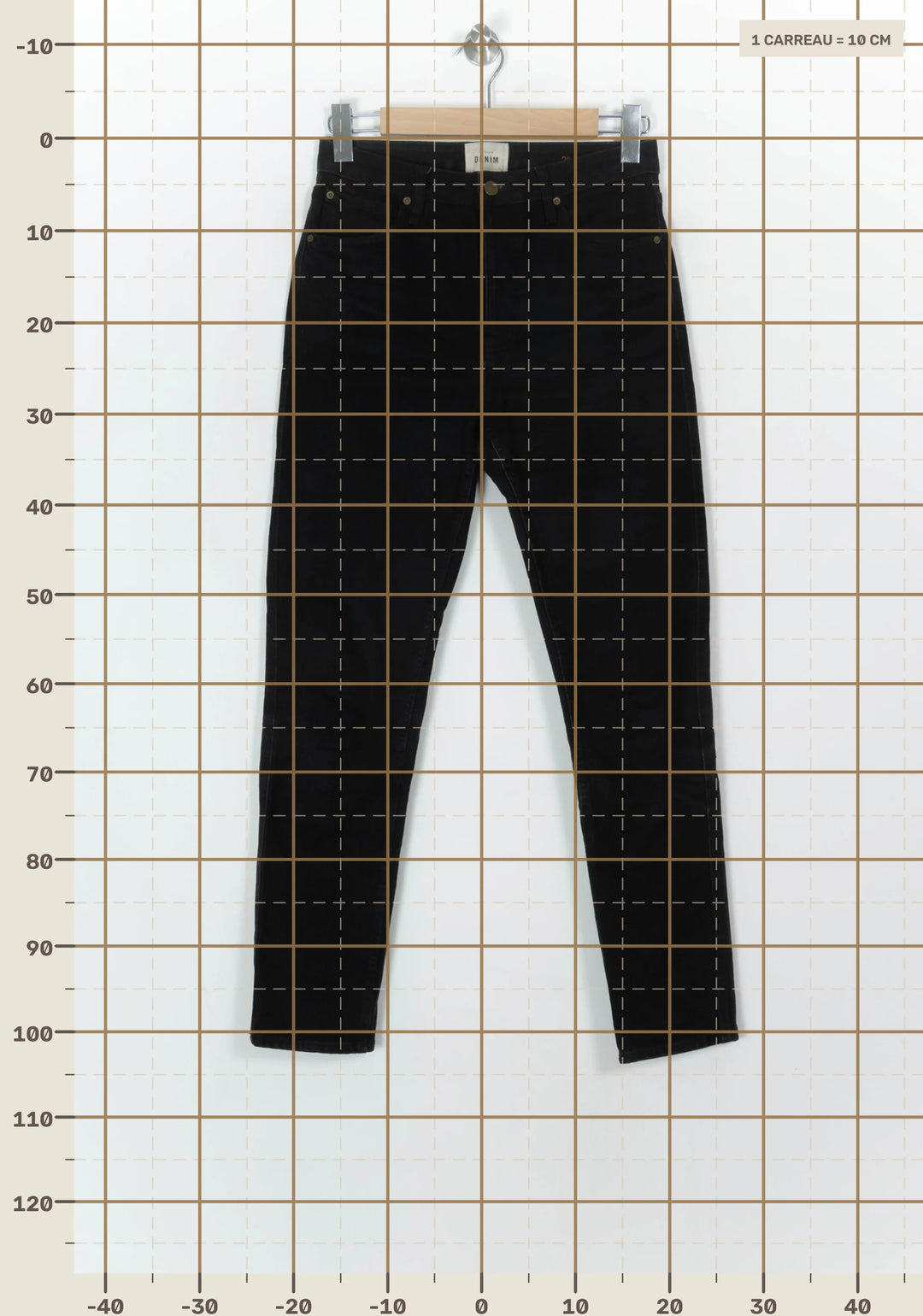 Jean Skinny Noir - Taille M/38 de la marque Sézane | PARAD117949 - Vendu par Paradigme - Image 4