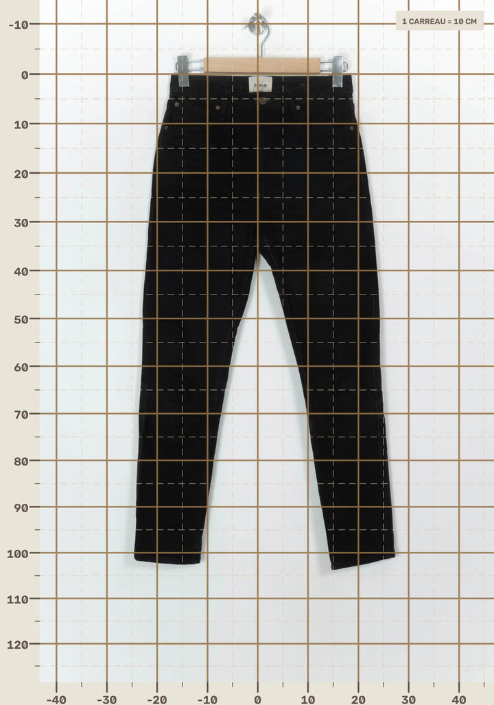 Jean Skinny Noir - Taille M/38 de la marque Sézane | PARAD117949 - Vendu par Paradigme - Image 4