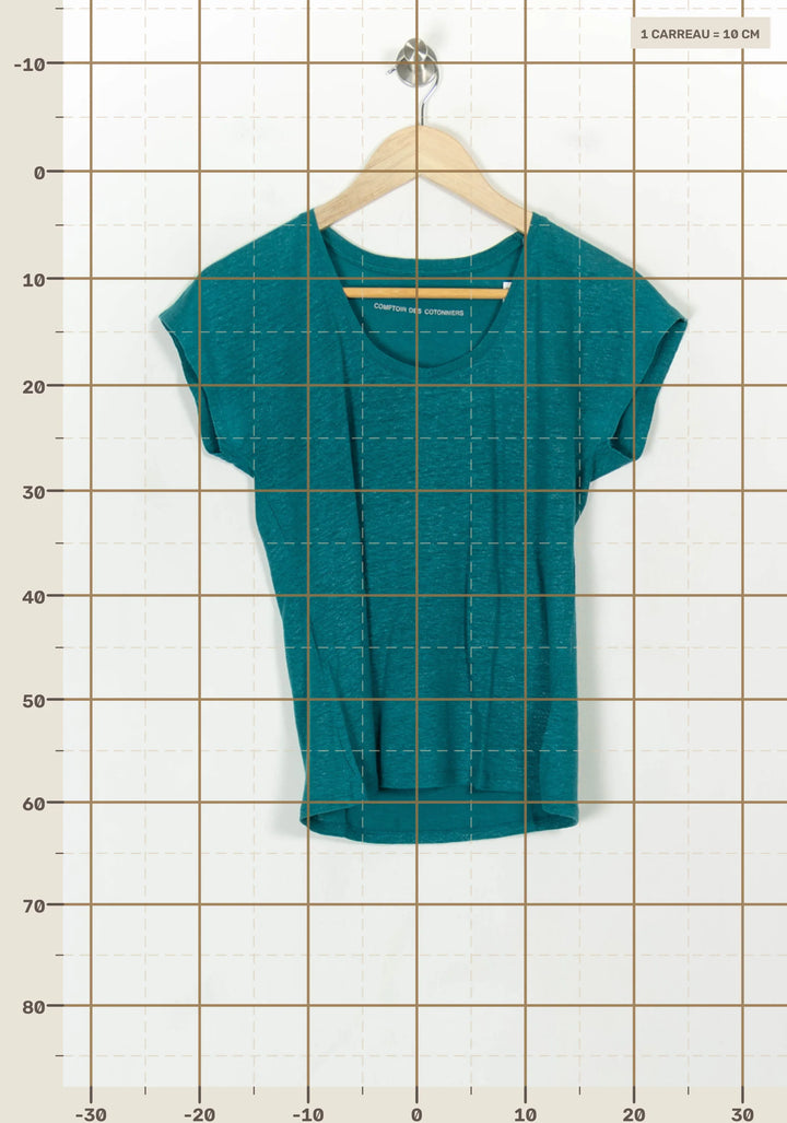 T-shirt Vert - Taille M/38 de la marque Comptoir des Cotonniers | PARAD117950 - Vendu par Paradigme - Image 4