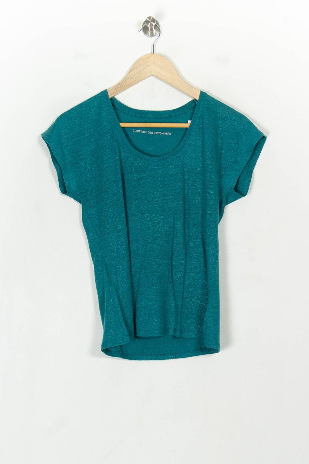 T-shirt Vert - Taille M/38 de la marque Comptoir des Cotonniers | PARAD117950 - Vendu par Paradigme - Image 2