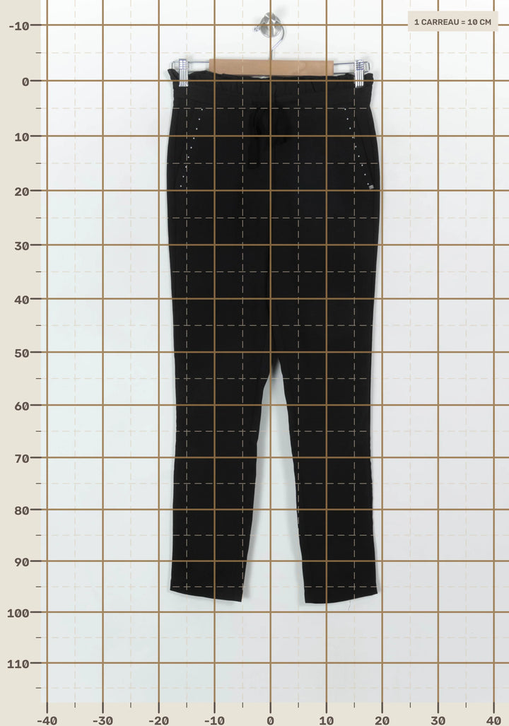 Pantalon Noir - Taille S/36 de la marque I.Code | PARAD117951 - Vendu par Paradigme - Image 4