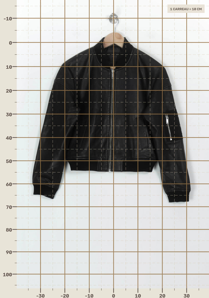 Blouson Noir - Taille S/36 de la marque IKKS | PARAD117955 - Vendu par Paradigme - Image 4
