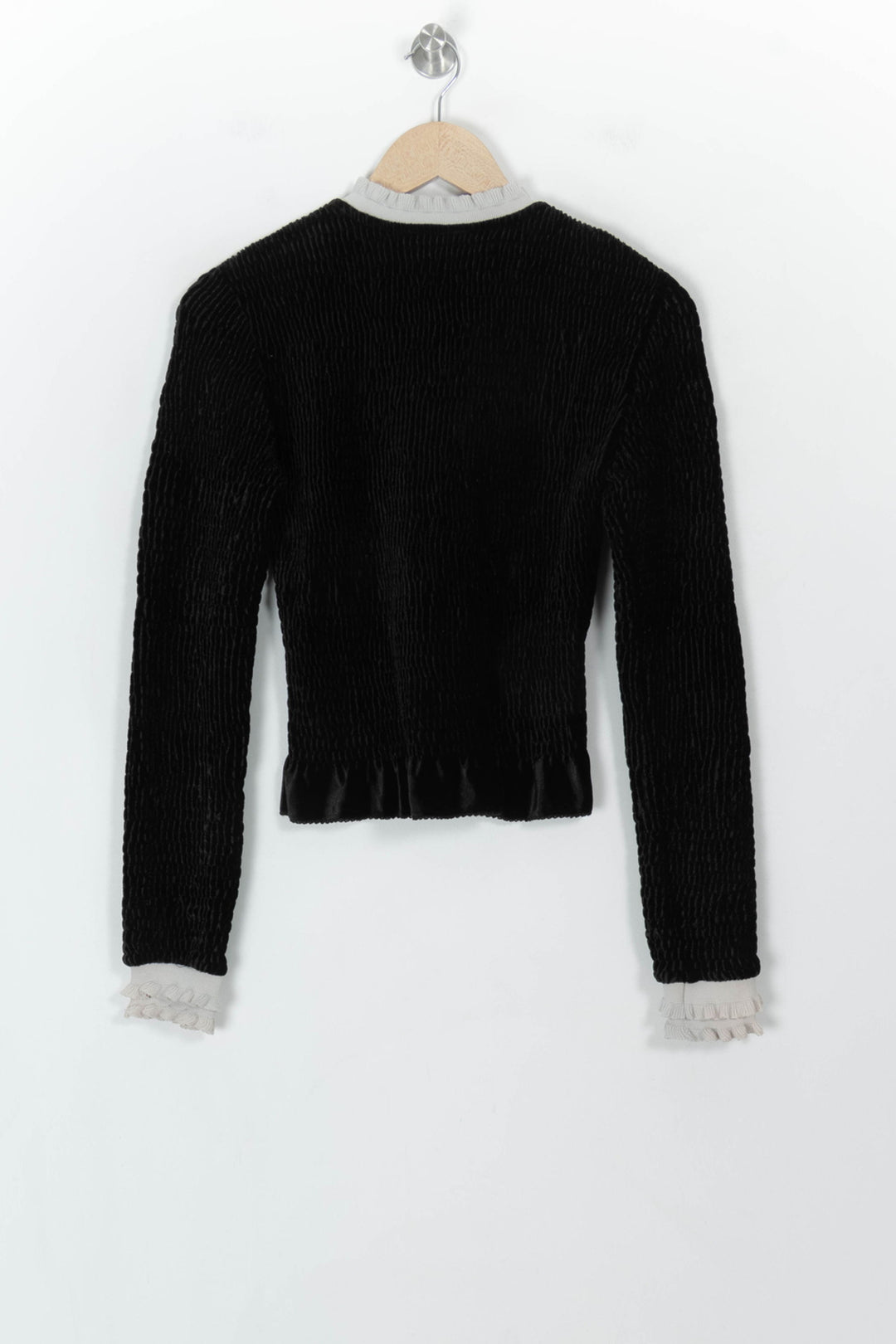 Pull Noir et Blanc - Taille S/36 de la marque Sandro | PARAD117957 - Vendu par Paradigme - Image 5