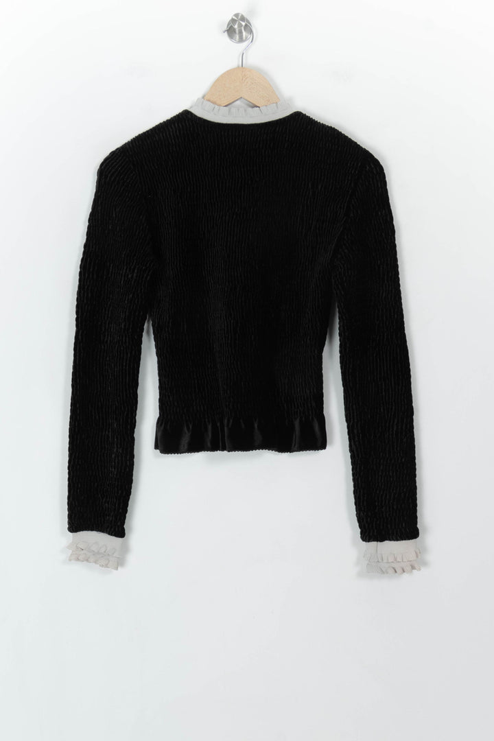Pull Noir et Blanc - Taille S/36 de la marque Sandro | PARAD117957 - Vendu par Paradigme - Image 5