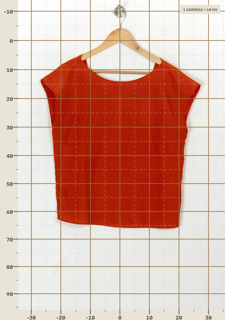 Blouse Orange - Taille S/36 de la marque Ekyog | PARAD117964 - Vendu par Paradigme - Image 4