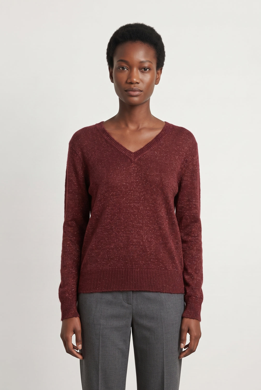 Pull Bordeaux - Taille S/36 de la marque Ekyog | PARAD117965 - Vendu par Paradigme - Image 1