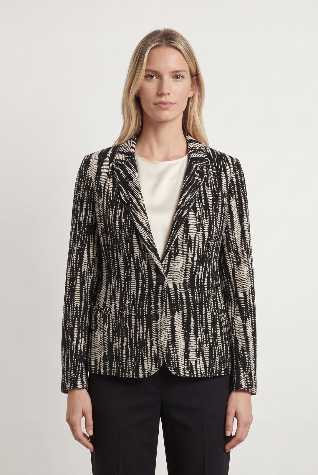 Veste Noire et Blanche - Taille S/36 de la marque La Fée Maraboutée | PARAD117967 - Vendu par Paradigme - Image 1