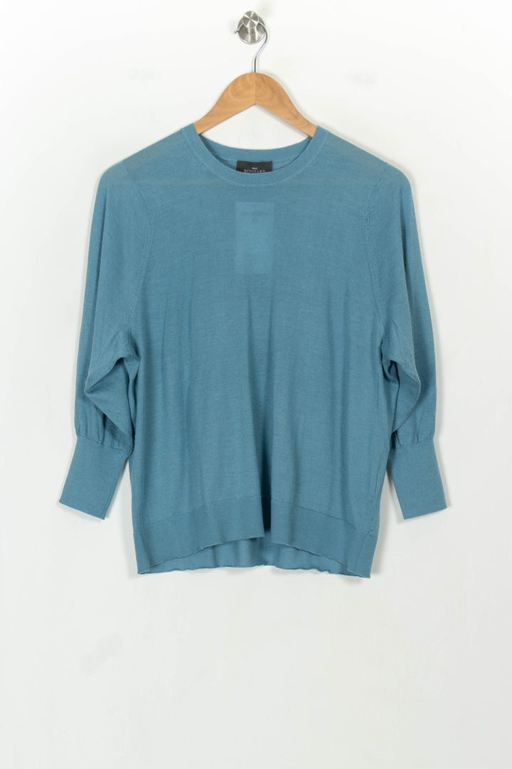 Pull Bleu - Taille M/38 de la marque Eric Bompard | PARAD117971 - Vendu par Paradigme - Image 2