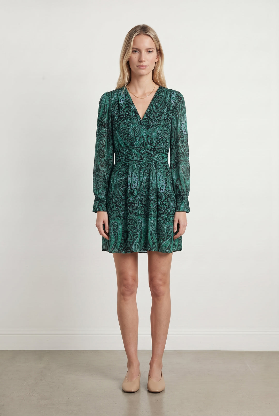 Robe Courte Verte - Taille M/38 de la marque Suncoo | PARAD117972 - Vendu par Paradigme - Image 1