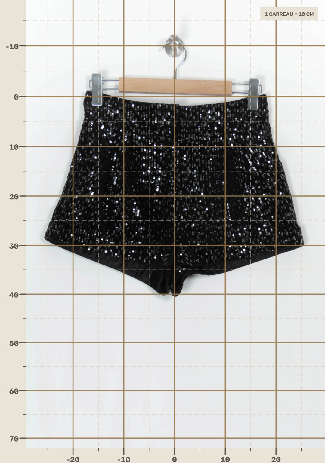 Short Noir - Taille L/40 de la marque Maje | PARAD117973 - Vendu par Paradigme - Image 4