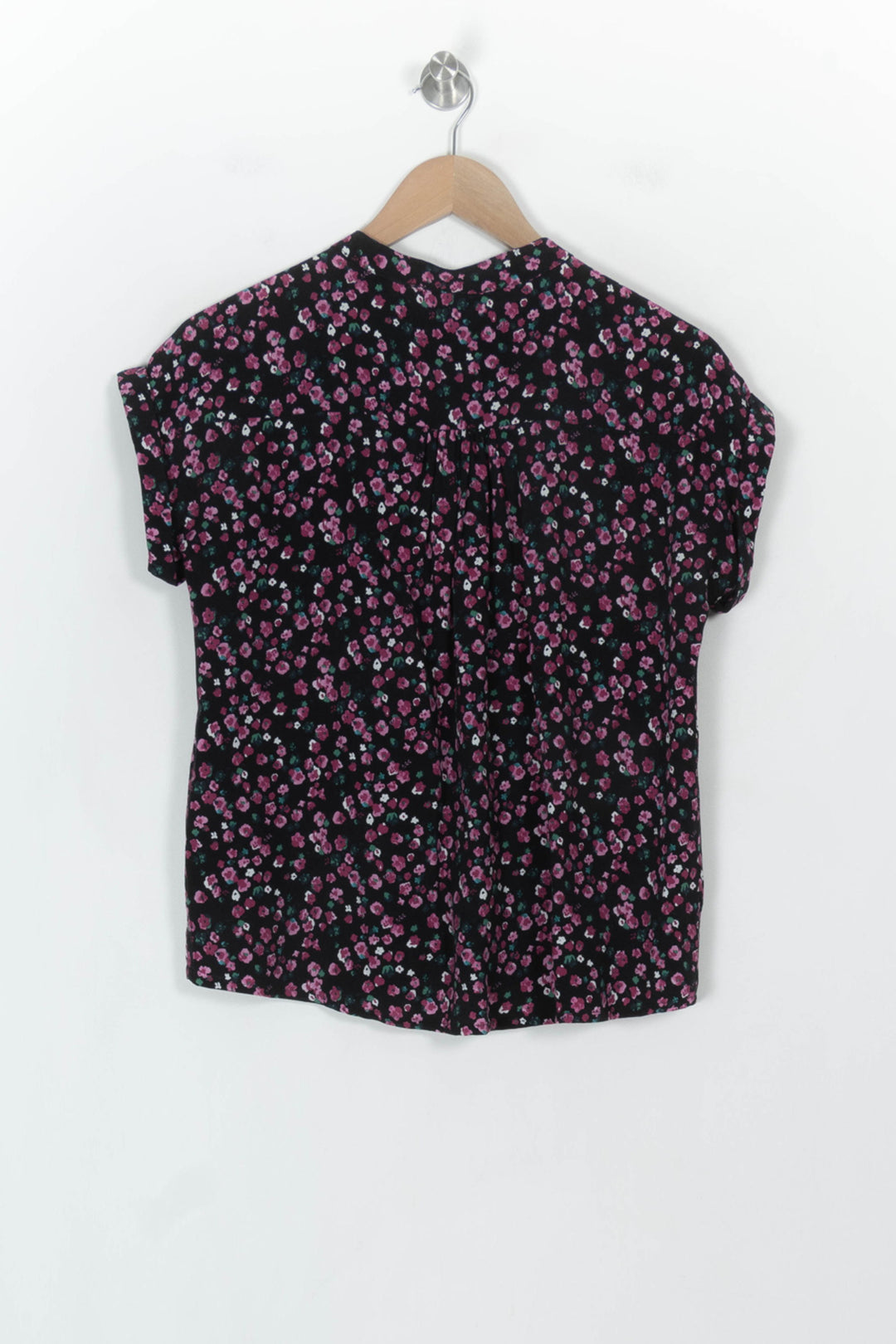 Blouse Noire et Rose - Taille S/36 de la marque La Fée Maraboutée | PARAD117981 - Vendu par Paradigme - Image 5