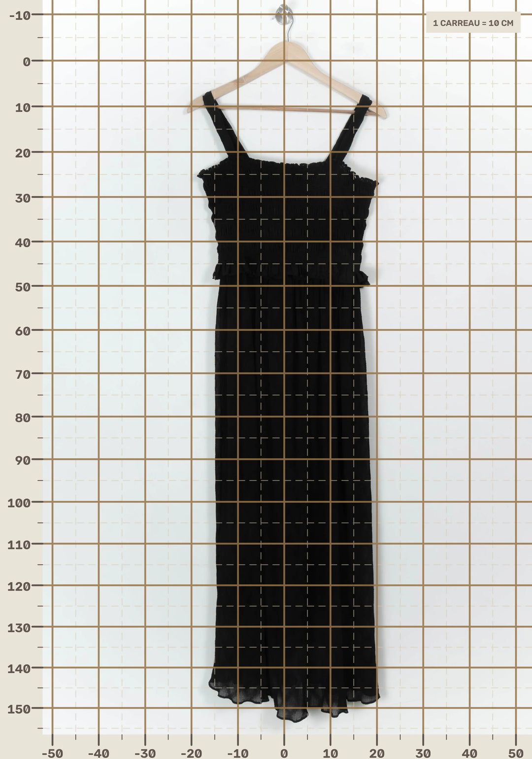 Robe Longue Noire - Taille L/40 de la marque Comptoir des Cotonniers | PARAD117982 - Vendu par Paradigme - Image 4