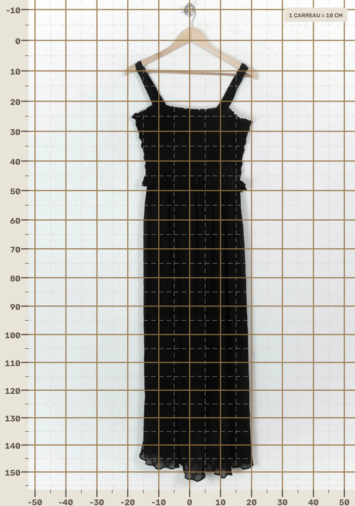Robe Longue Noire - Taille L/40 de la marque Comptoir des Cotonniers | PARAD117982 - Vendu par Paradigme - Image 4