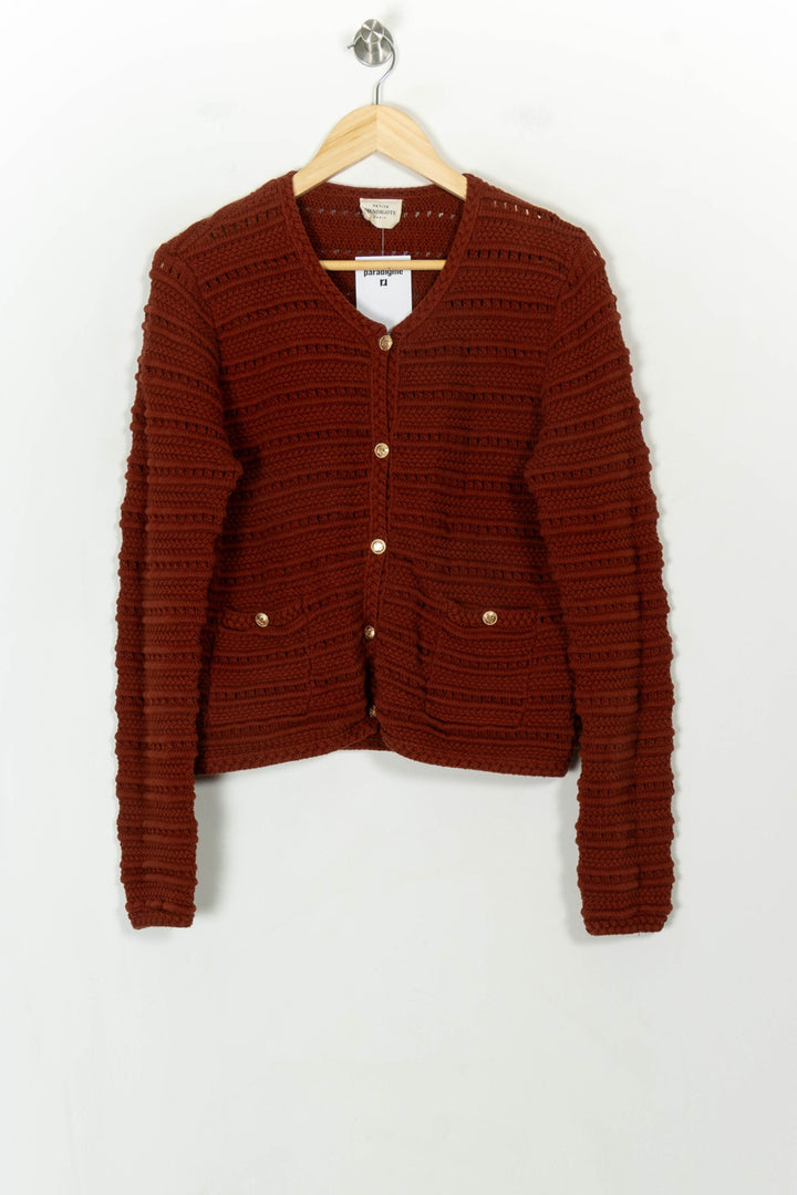 Gilet Bordeaux - Taille L/40 de la marque Petite Mendigote | PARAD117984 - Vendu par Paradigme - Image 2