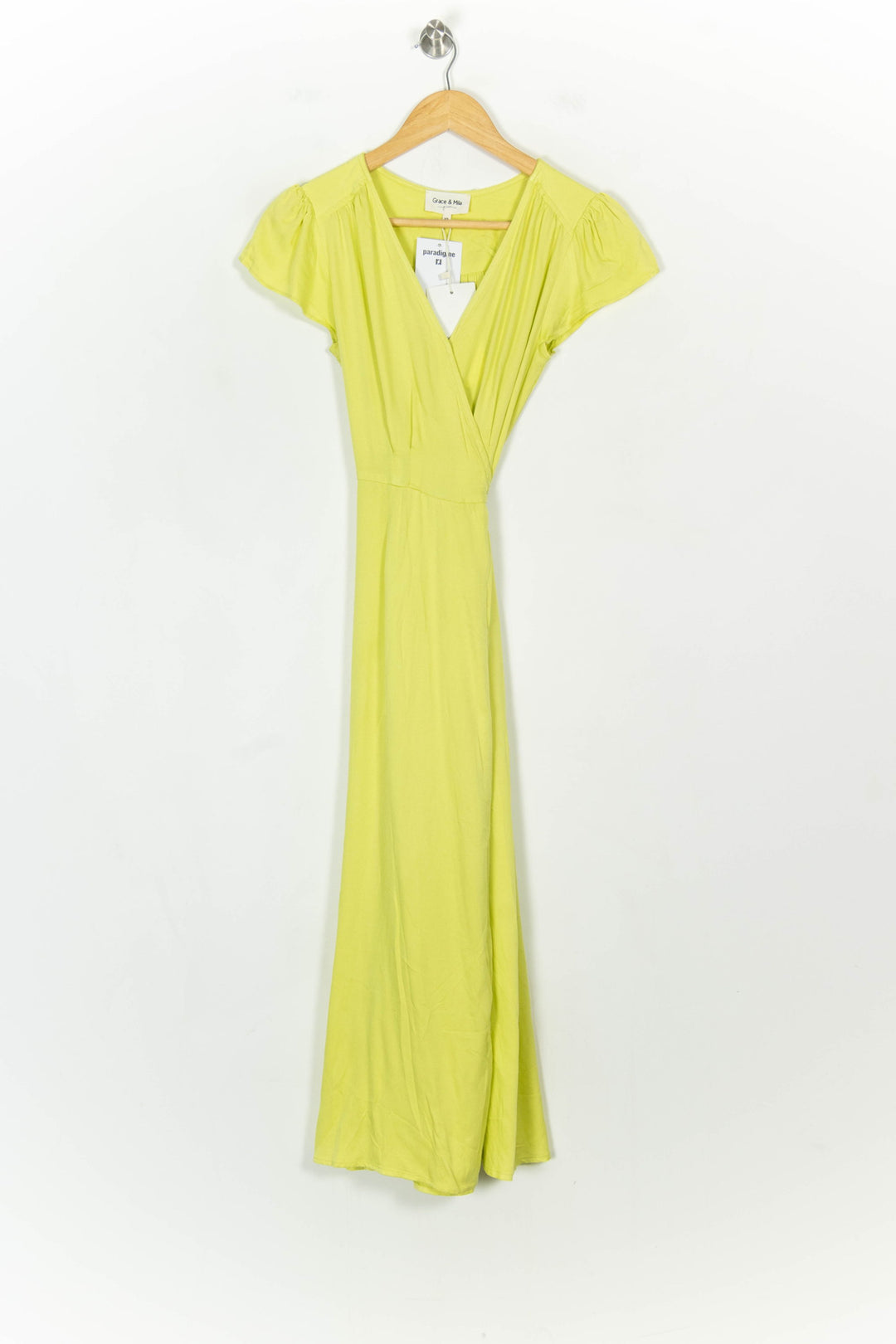 Robe Longue Jaune - Taille XS/34 de la marque Grace &amp; Mila | PARAD117985 - Vendu par Paradigme - Image 2