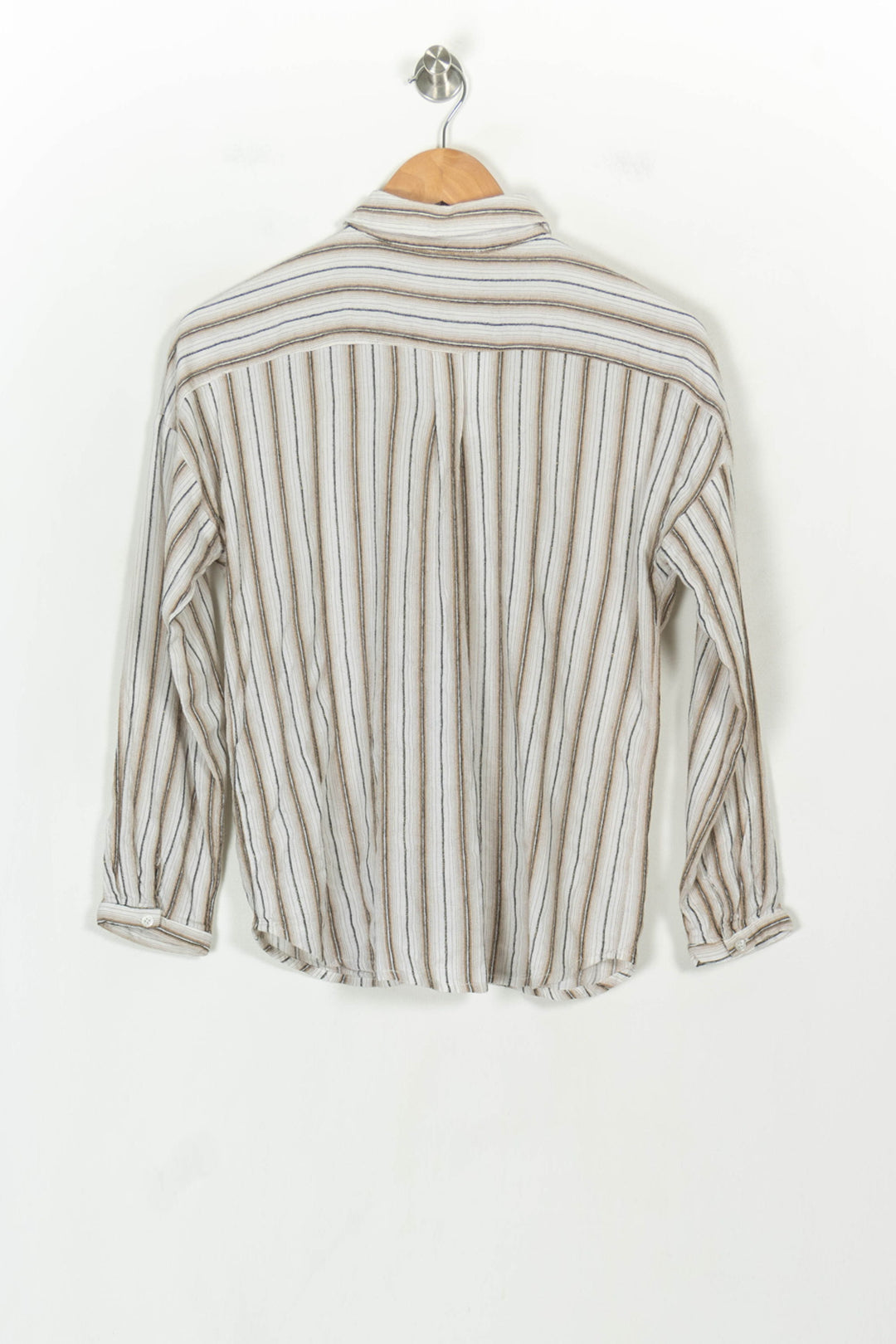 Chemise Rayée Beige et Blanche - Taille S/36 de la marque Louizon | PARAD117988 - Vendu par Paradigme - Image 5