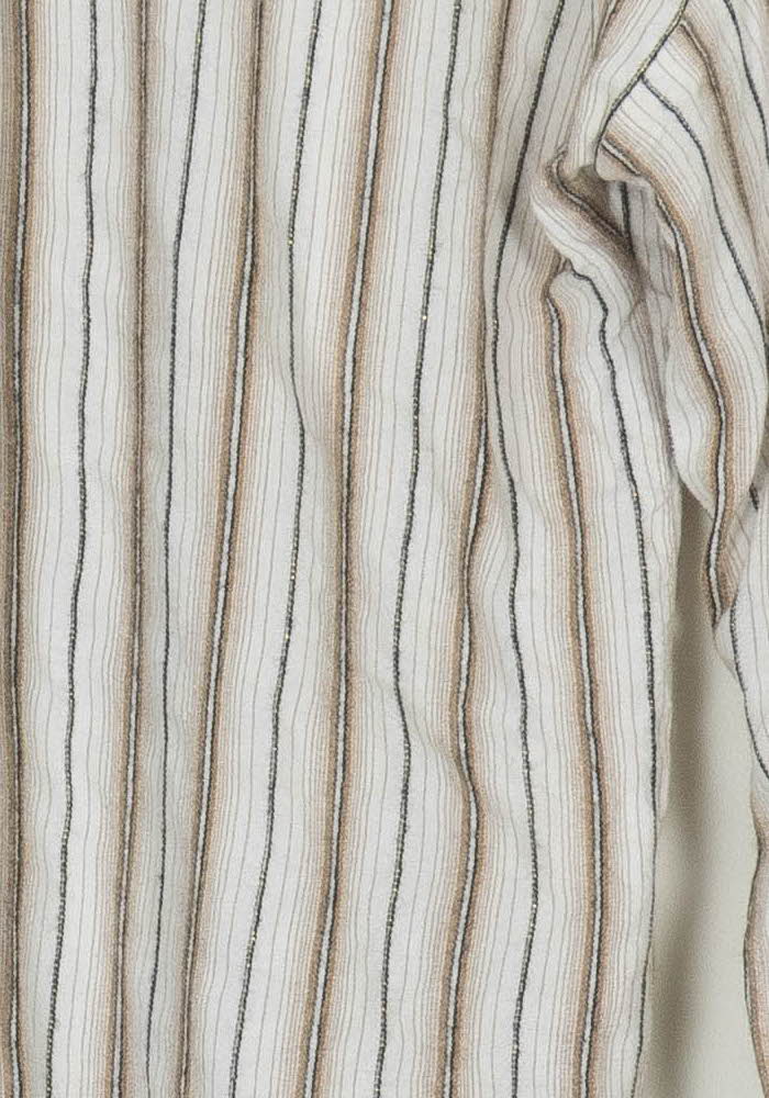 Chemise Rayée Beige et Blanche - Taille S/36 de la marque Louizon | PARAD117988 - Vendu par Paradigme - Image 3