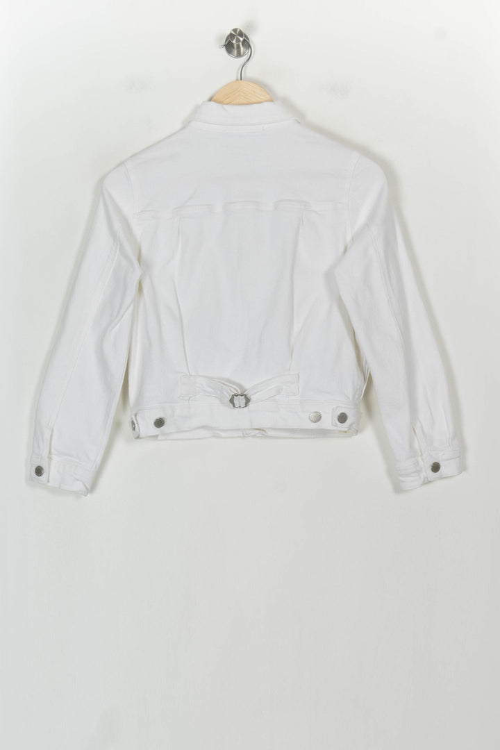 Veste en Jean Blanche - Taille S/36 de la marque Comptoir des Cotonniers | PARAD117992 - Vendu par Paradigme - Image 5
