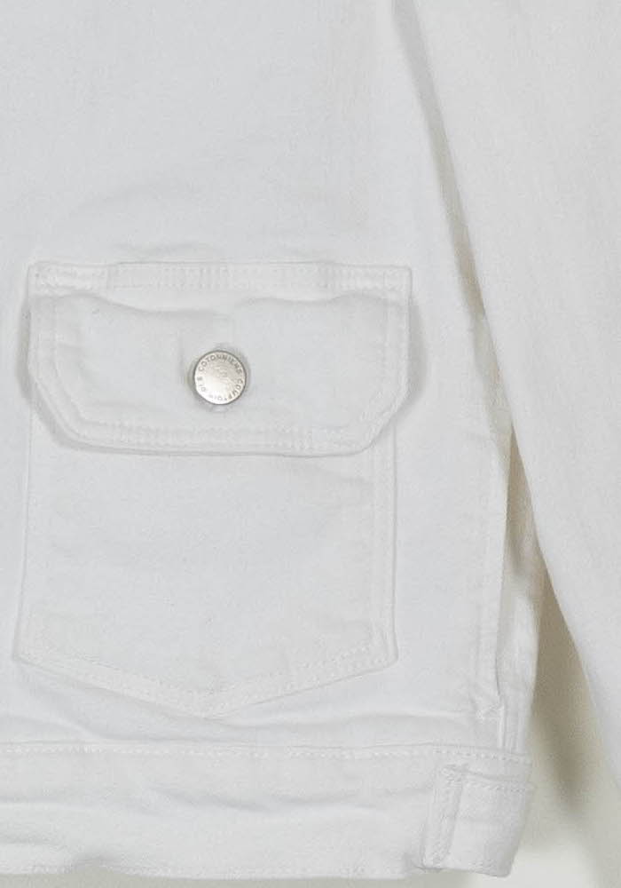 Veste en Jean Blanche - Taille S/36 de la marque Comptoir des Cotonniers | PARAD117992 - Vendu par Paradigme - Image 3