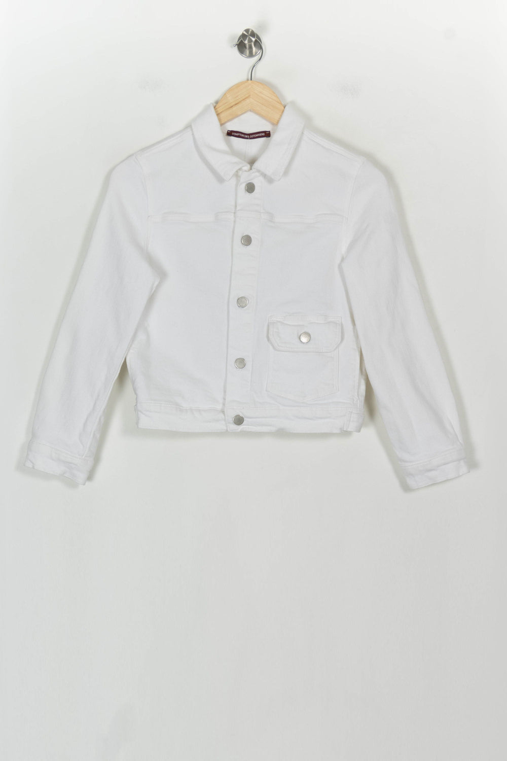 Veste en Jean Blanche - Taille S/36 de la marque Comptoir des Cotonniers | PARAD117992 - Vendu par Paradigme - Image 2