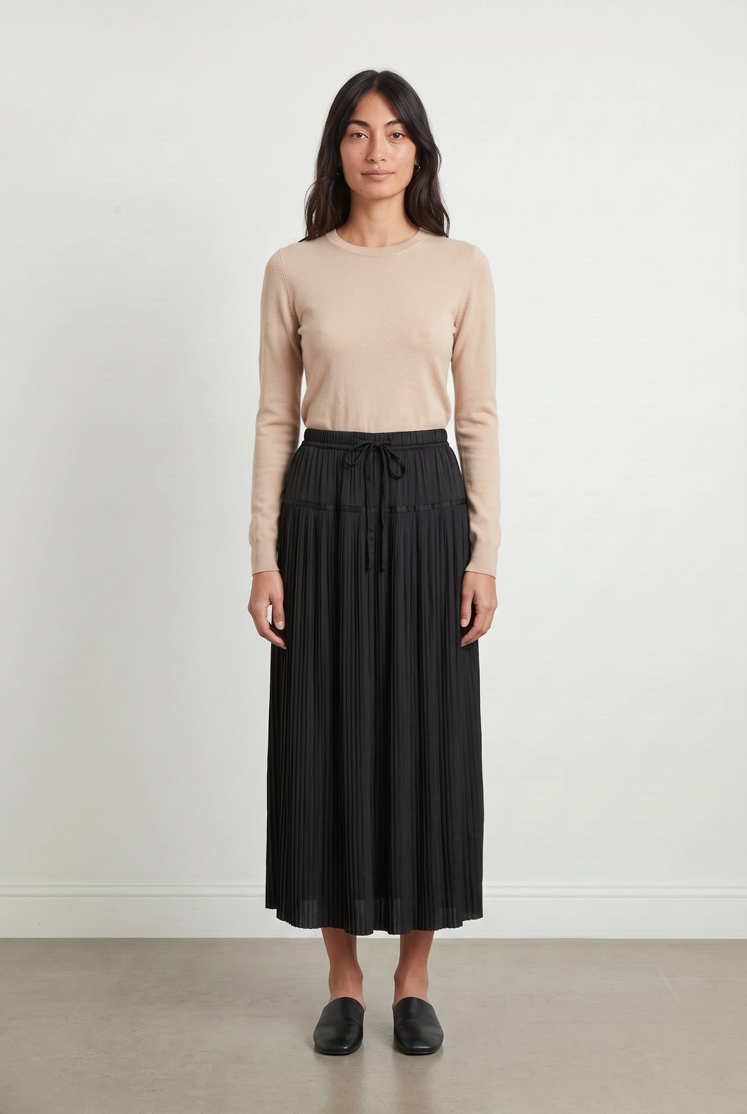 Jupe Plissée Noire - Taille S/36 de la marque Pablo | PARAD117993 - Vendu par Paradigme - Image 1