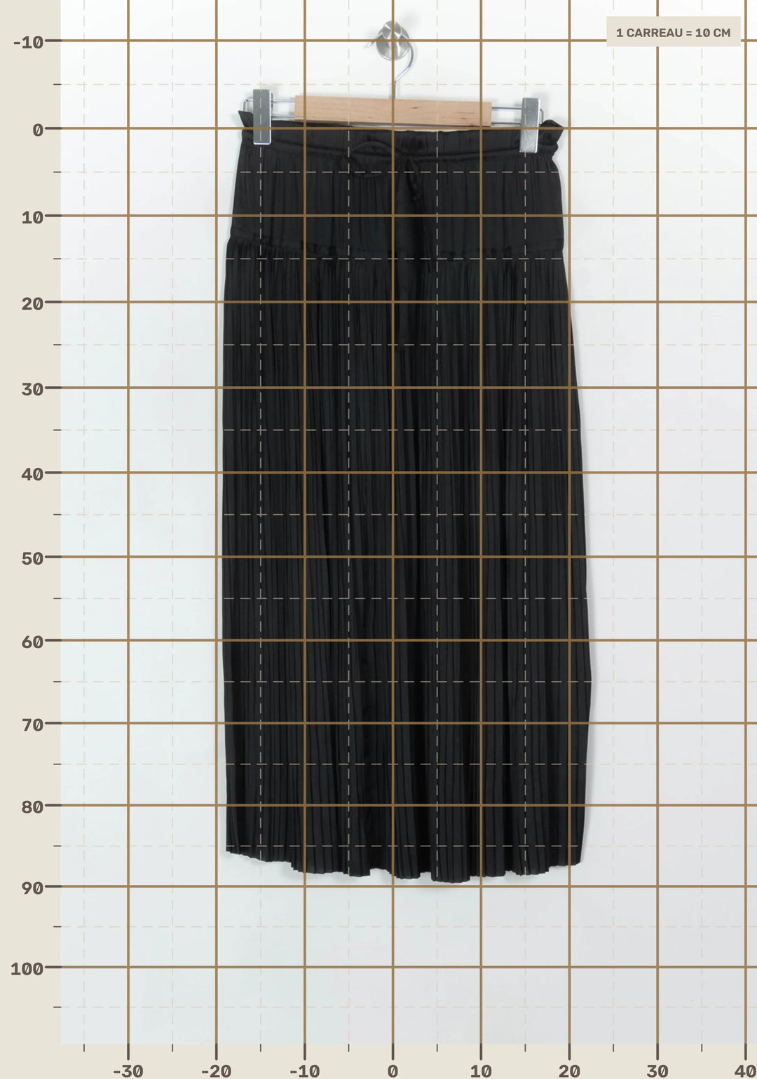 Jupe Plissée Noire - Taille S/36 de la marque Pablo | PARAD117993 - Vendu par Paradigme - Image 4