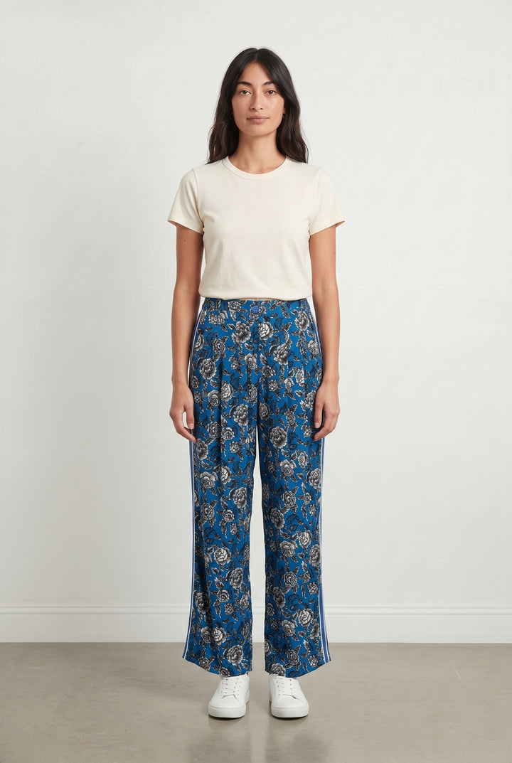 Pantalon Large Bleu et Noir - Taille S/36 de la marque Imprevu | PARAD117994 - Vendu par Paradigme - Image 1