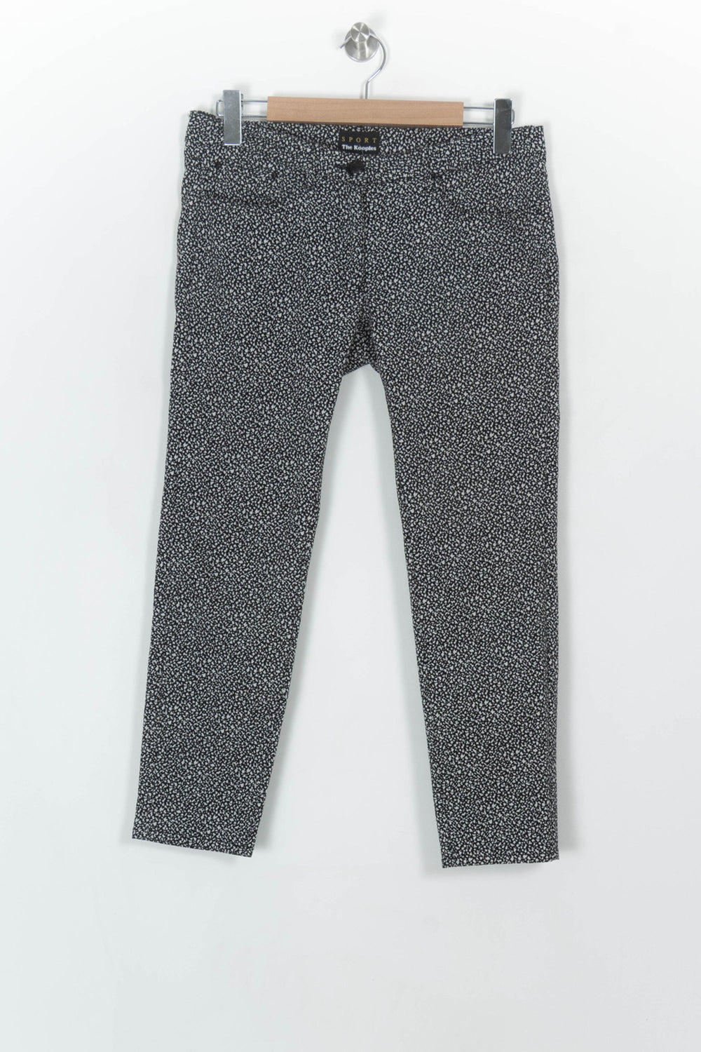 Pantalon Noir et Blanc - Taille L/40 de la marque The Kooples - Sport | PARAD117995 - Vendu par Paradigme - Image 2
