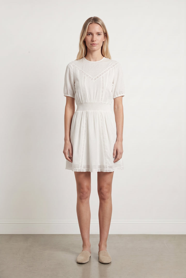 Robe Courte Beige - Taille S/36