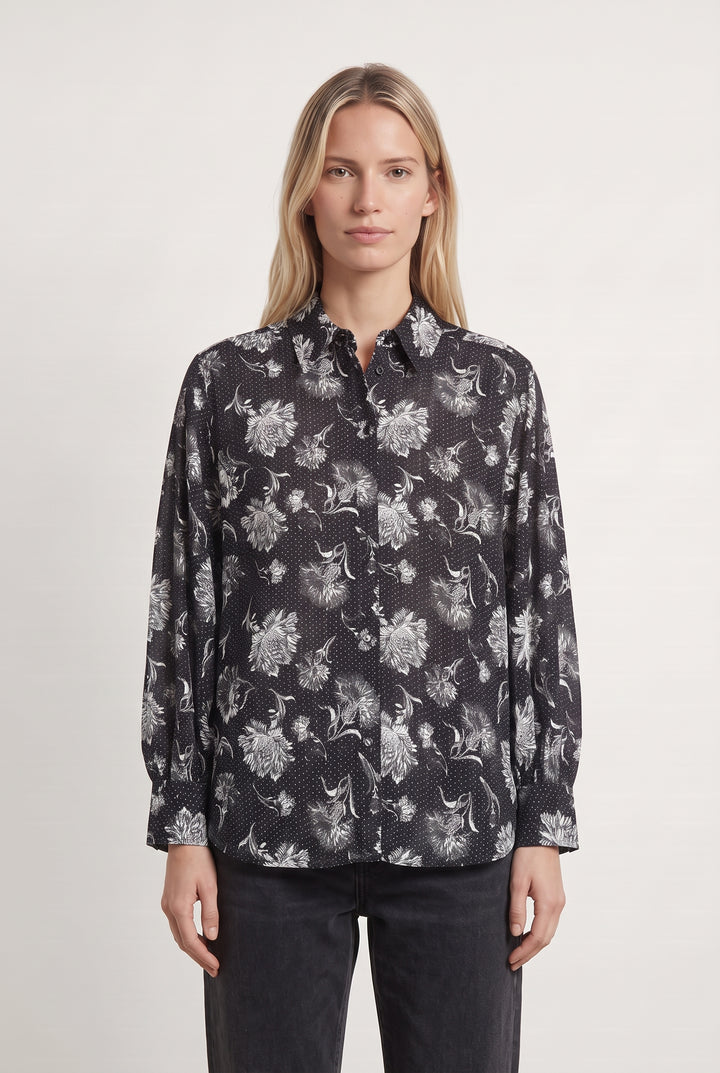 Chemisier Noire - Taille S/36