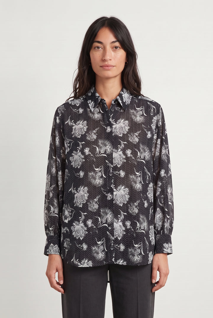 Chemisier Noire - Taille S/36