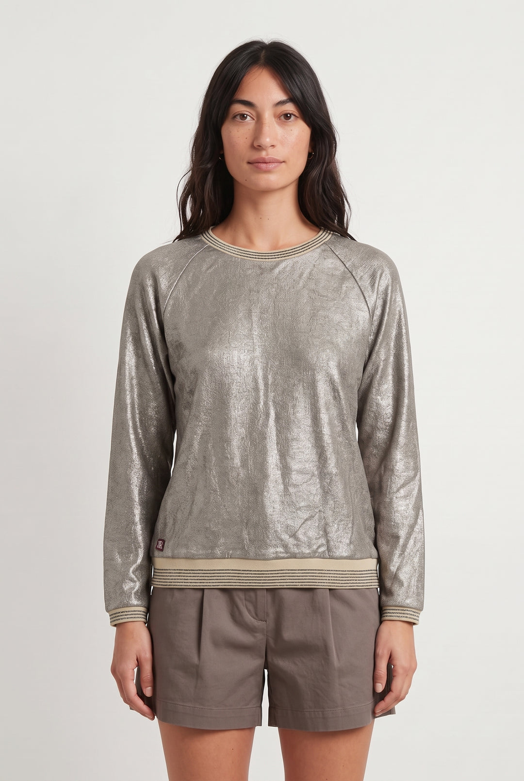 Sweat Gris et Beige - Taille M/38 de la marque Bellerose | PARAD118135 - Vendu par Paradigme - Image 1