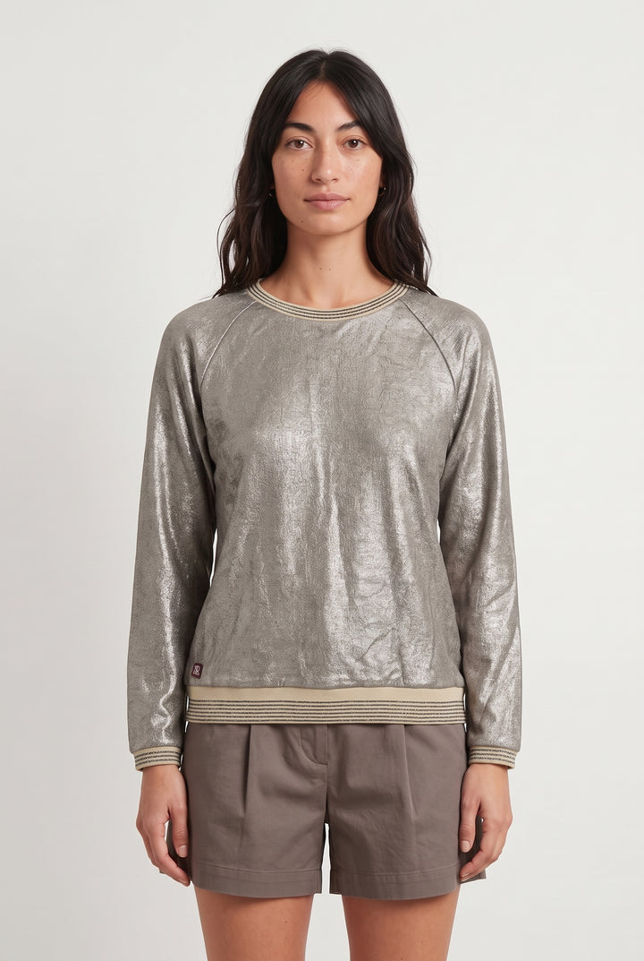 Sweat Gris et Beige - Taille M/38 de la marque Bellerose | PARAD118135 - Vendu par Paradigme - Image 1