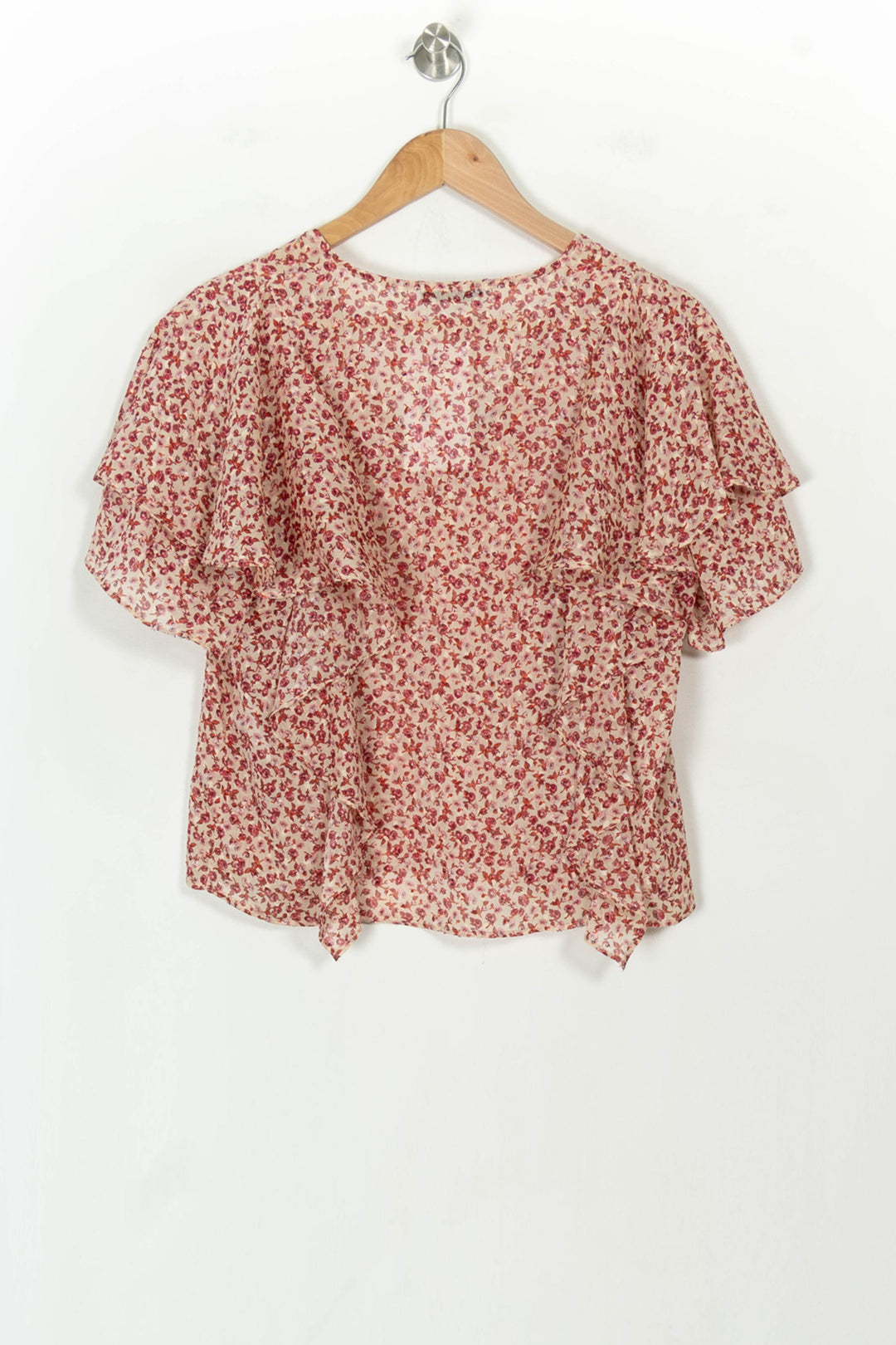 Blouse Écrue et Rouge - Taille S/36 de la marque ZAPA | PARAD118139 - Vendu par Paradigme - Image 5