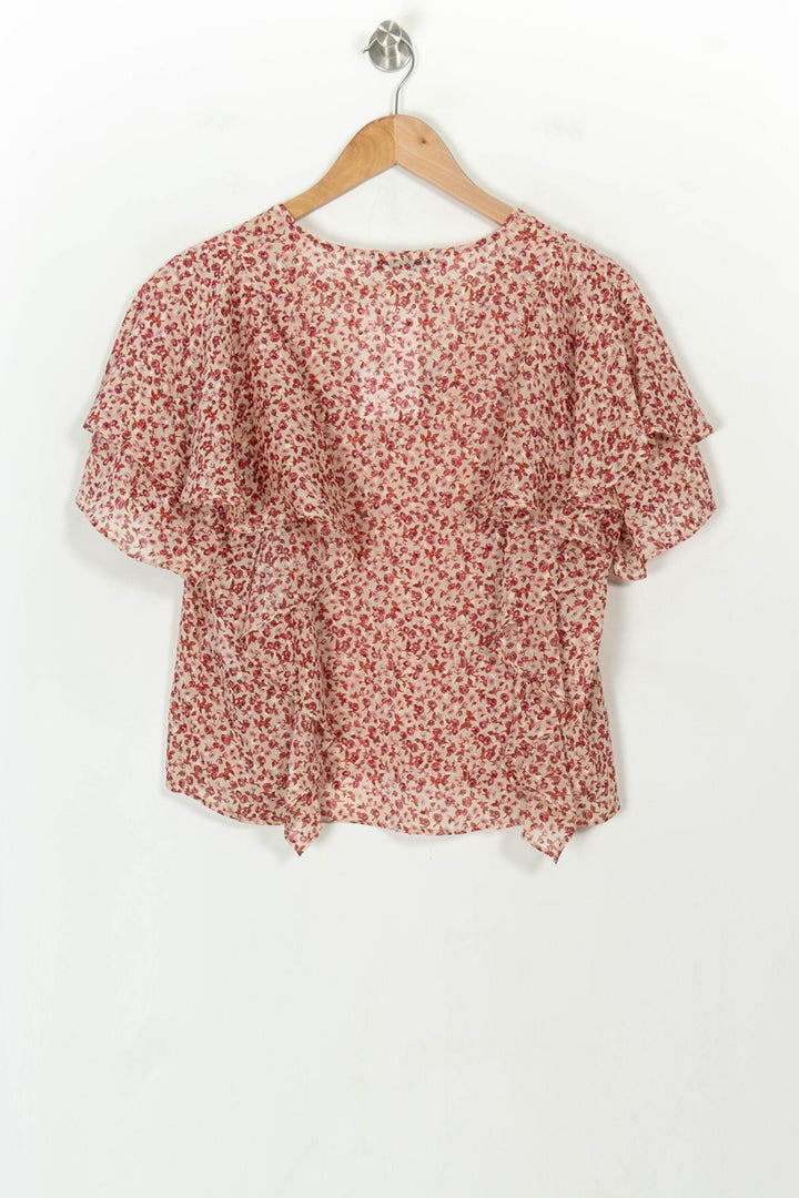 Blouse Écrue et Rouge - Taille S/36 de la marque ZAPA | PARAD118139 - Vendu par Paradigme - Image 5