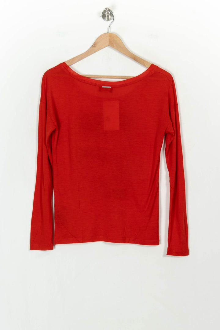 Tee-shirt Manches Longues Rouge - Taille XS/34 de la marque One Step | PARAD118142 - Vendu par Paradigme - Image 5
