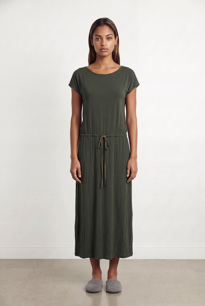 Robe Longue Verte - Taille XS/34 de la marque La Fée Maraboutée | PARAD118144 - Vendu par Paradigme - Image 1