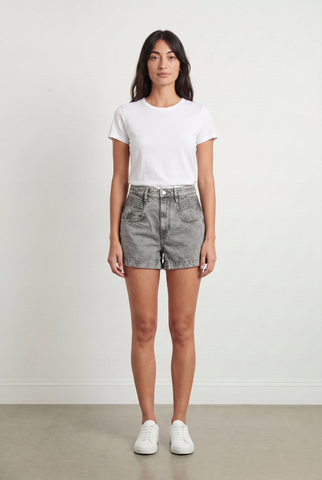 Short Gris - Taille S/36 de la marque Isabel Marant | PARAD118148 - Vendu par Paradigme - Image 1