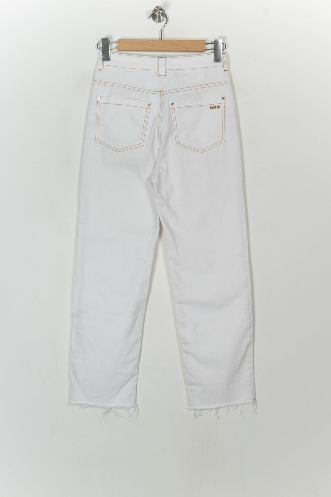 Jean Blanc - Taille XS/34 de la marque ba&amp;sh | PARAD118150 - Vendu par Paradigme - Image 5